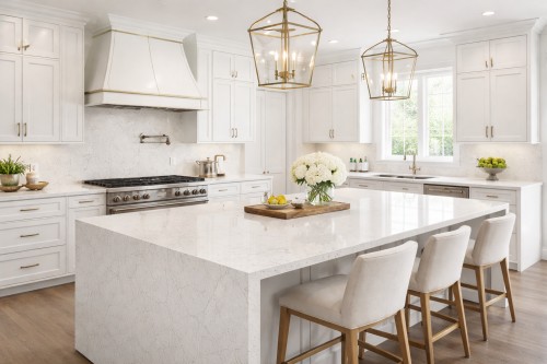 Plan white arabesque