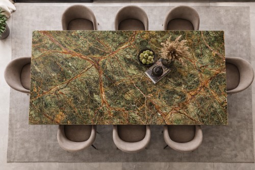 Table Rectangle Forest Green