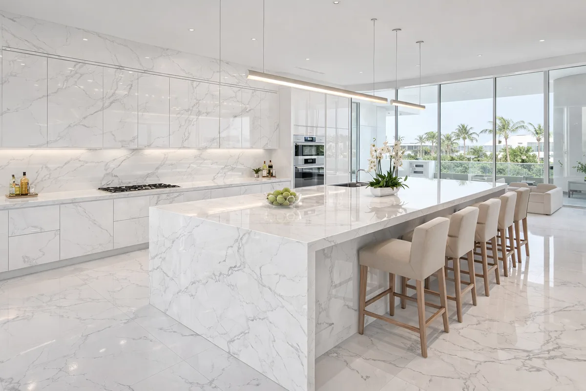 Échantillon Dekton pour plan de travail sur mesure